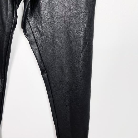 Commando Small S Black Faux Leather Leggings Perfect Control High Rise Womens - Picture 5 of 10